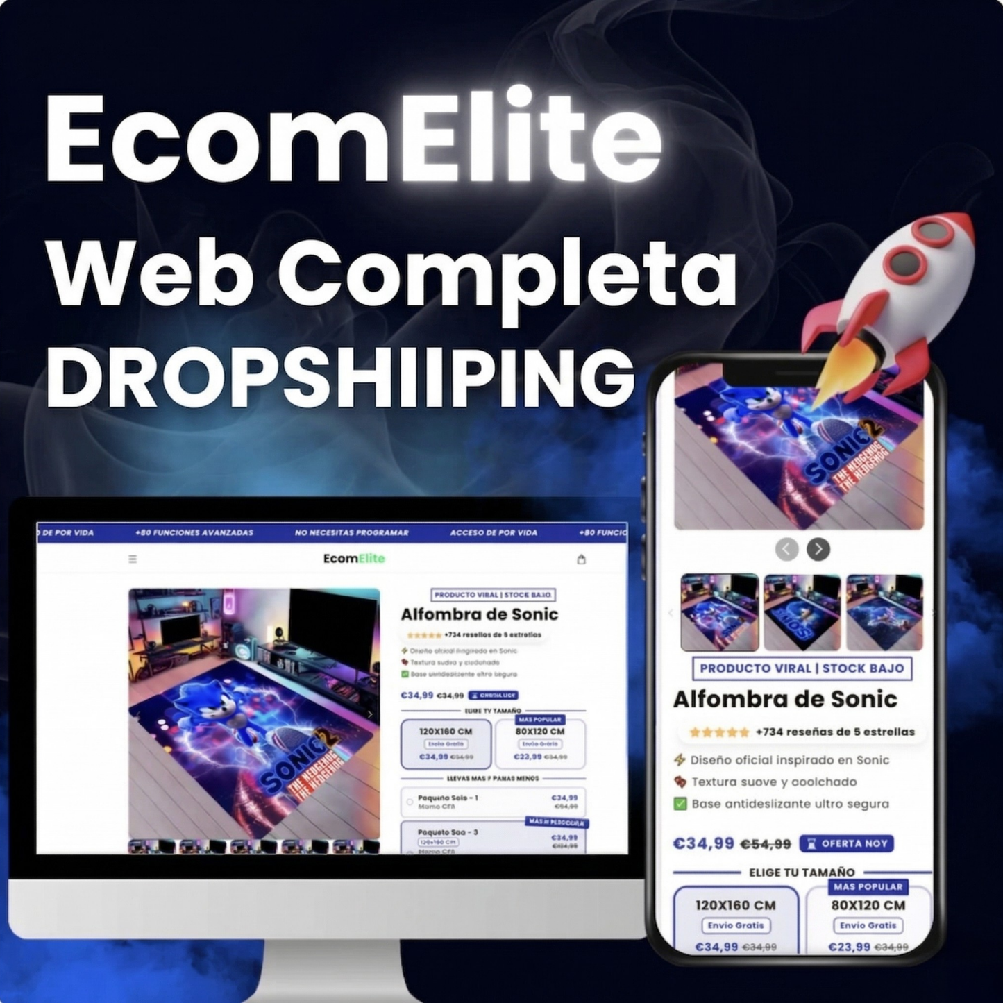 Diseño Web Dropshipping Completo